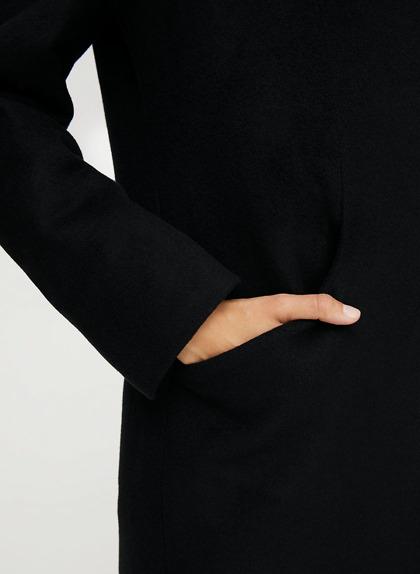 COCOON WOOL COAT LONG - Wool-cashmere long coat COCOON WOOL COAT LONG - Wool-cashmere long coat