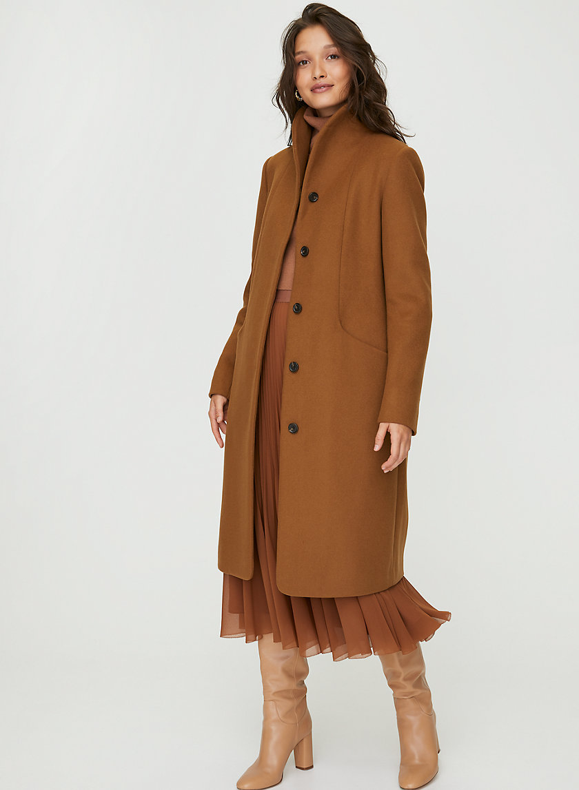 COCOON WOOL COAT LONG - Wool-cashmere long coat COCOON WOOL COAT LONG - Wool-cashmere long coat