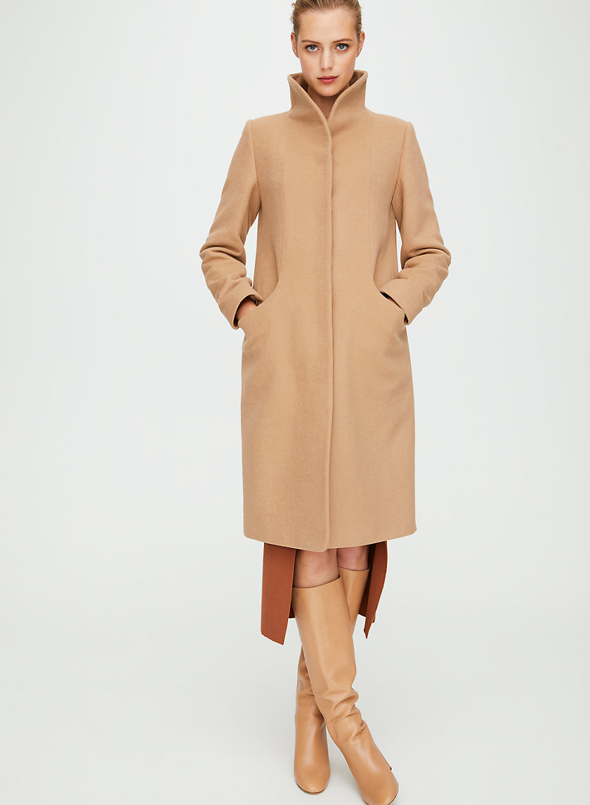 COCOON WOOL COAT LONG - Wool-cashmere long coat COCOON WOOL COAT LONG - Wool-cashmere long coat