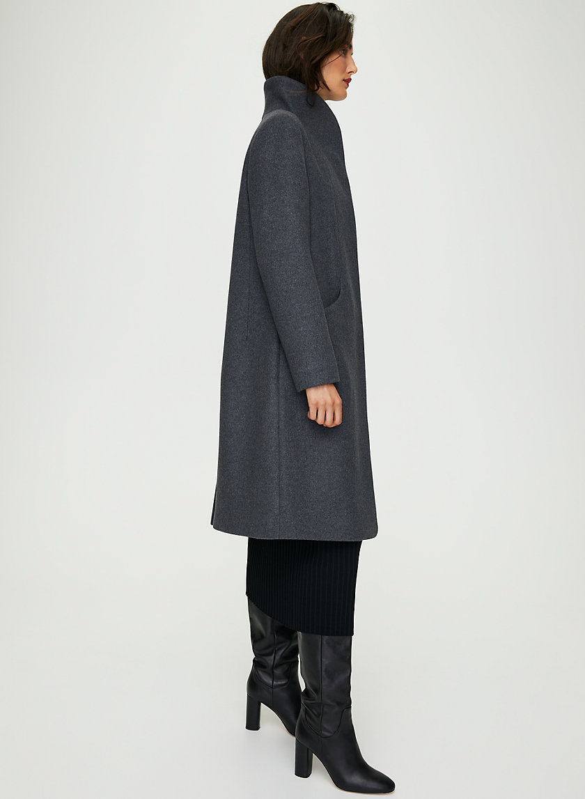 COCOON WOOL COAT LONG - Wool-cashmere long coat COCOON WOOL COAT LONG - Wool-cashmere long coat