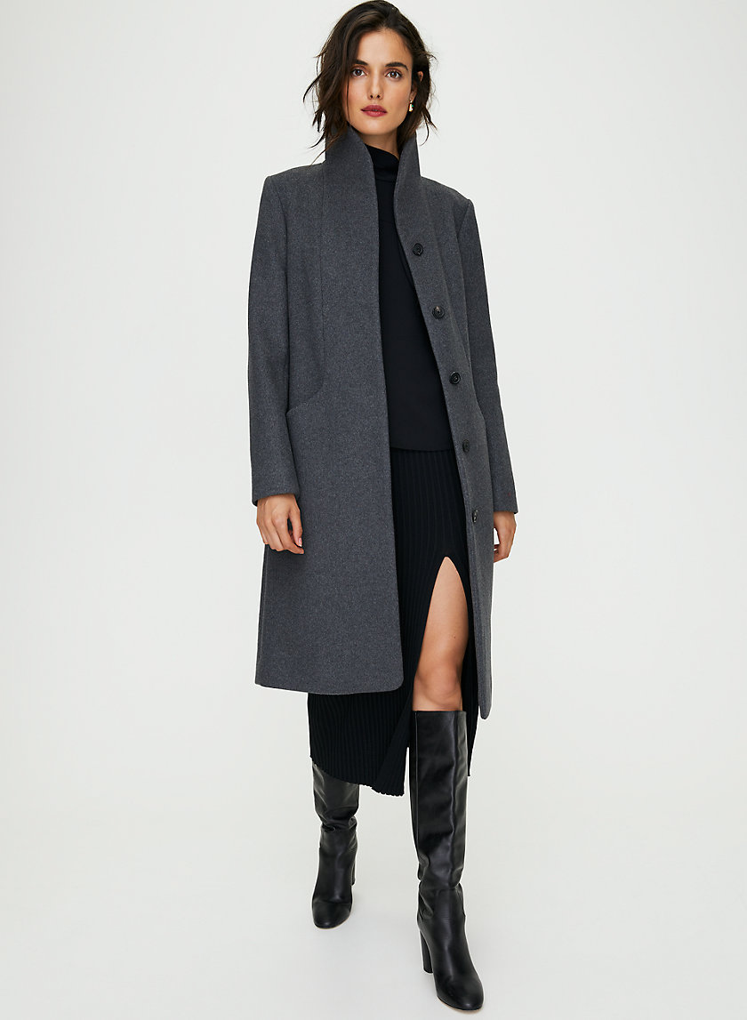 COCOON WOOL COAT LONG - Wool-cashmere long coat COCOON WOOL COAT LONG - Wool-cashmere long coat
