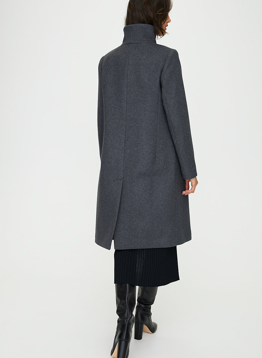 COCOON WOOL COAT LONG - Wool-cashmere long coat COCOON WOOL COAT LONG - Wool-cashmere long coat