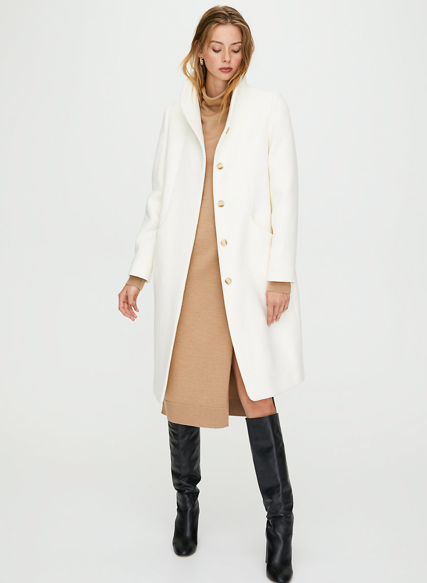 COCOON WOOL COAT LONG - Wool-cashmere long coat COCOON WOOL COAT LONG - Wool-cashmere long coat