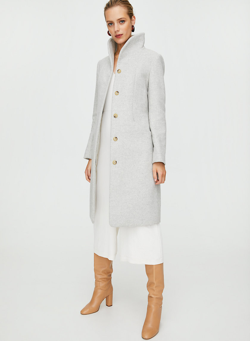 COCOON WOOL COAT LONG - Wool-cashmere long coat COCOON WOOL COAT LONG - Wool-cashmere long coat