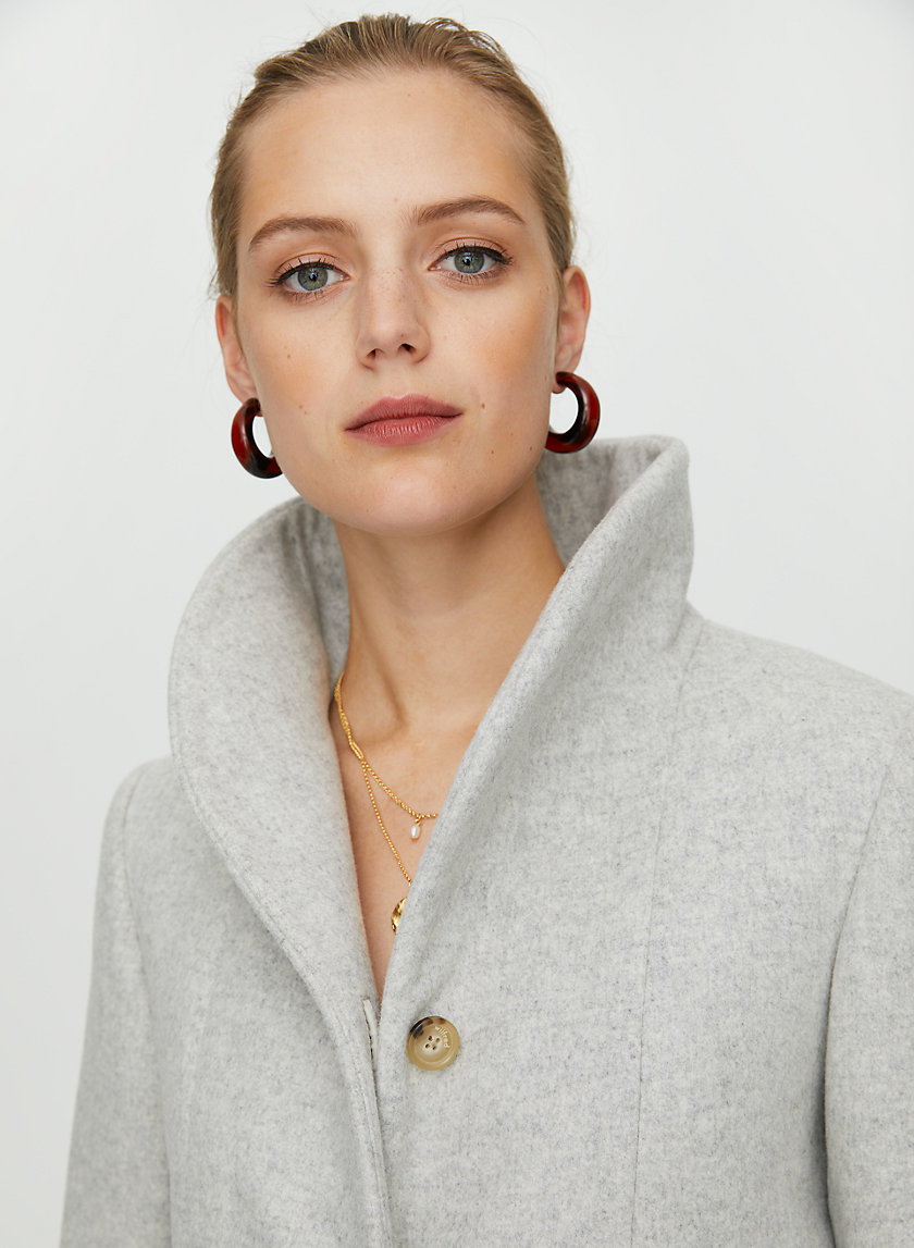 COCOON WOOL COAT LONG - Wool-cashmere long coat COCOON WOOL COAT LONG - Wool-cashmere long coat