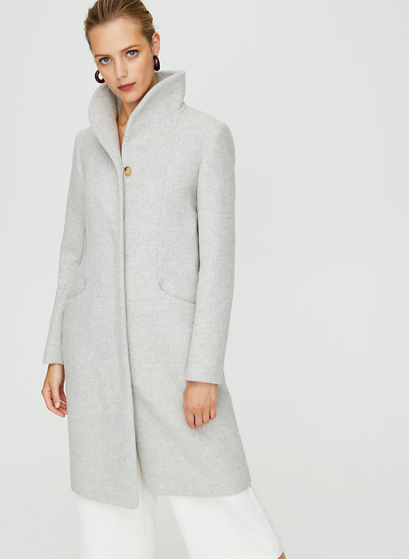 COCOON WOOL COAT LONG - Wool-cashmere long coat COCOON WOOL COAT LONG - Wool-cashmere long coat