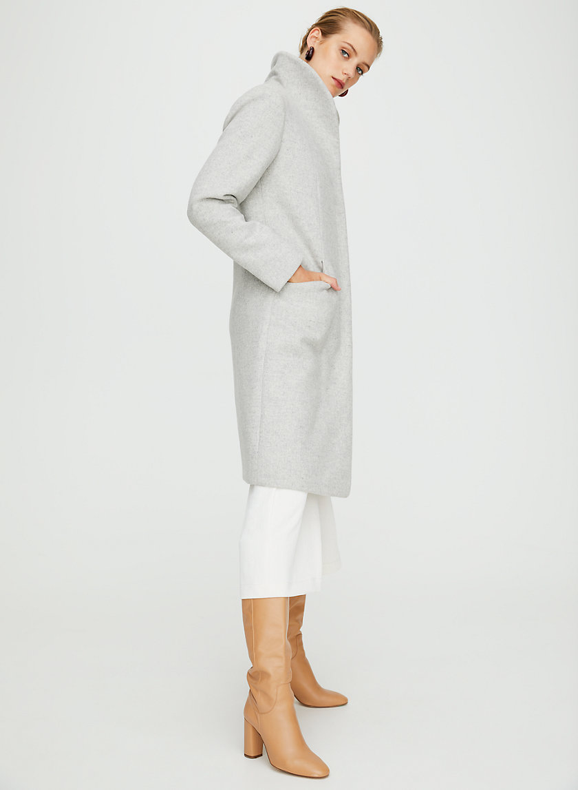 COCOON WOOL COAT LONG - Wool-cashmere long coat COCOON WOOL COAT LONG - Wool-cashmere long coat