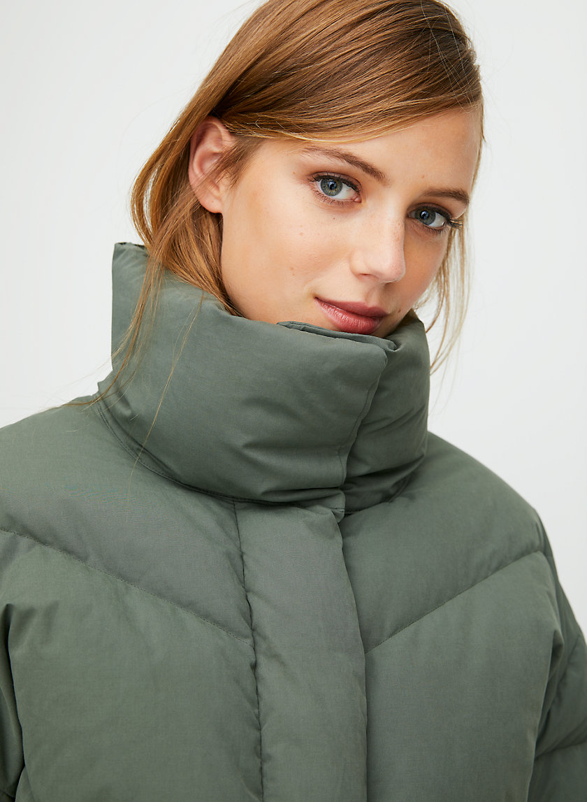THE CLOUD PUFF - Mock-neck goose-down puffer jacket THE CLOUD PUFF - Mock-neck goose-down puffer jacket