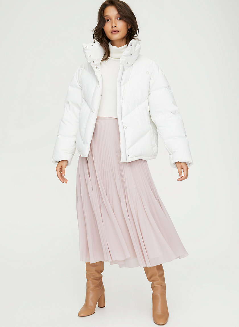 THE CLOUD PUFF - Mock-neck goose-down puffer jacket THE CLOUD PUFF - Mock-neck goose-down puffer jacket