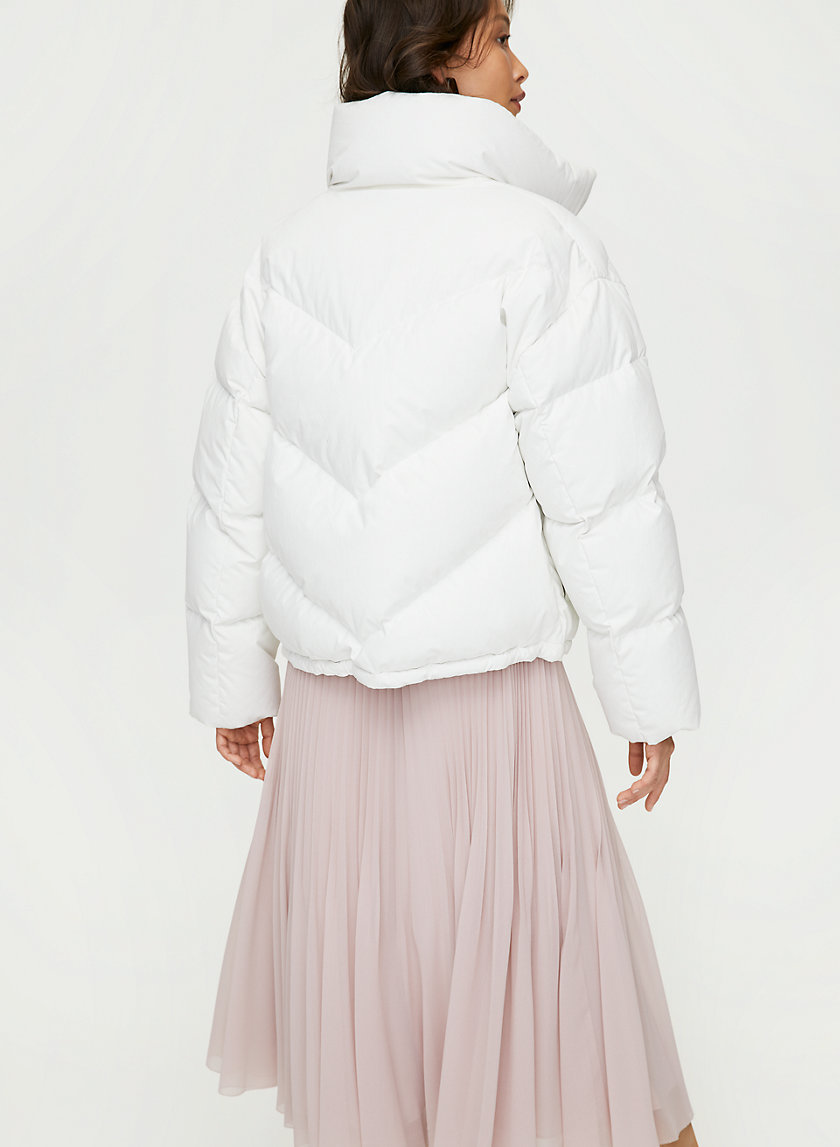 THE CLOUD PUFF - Mock-neck goose-down puffer jacket THE CLOUD PUFF - Mock-neck goose-down puffer jacket