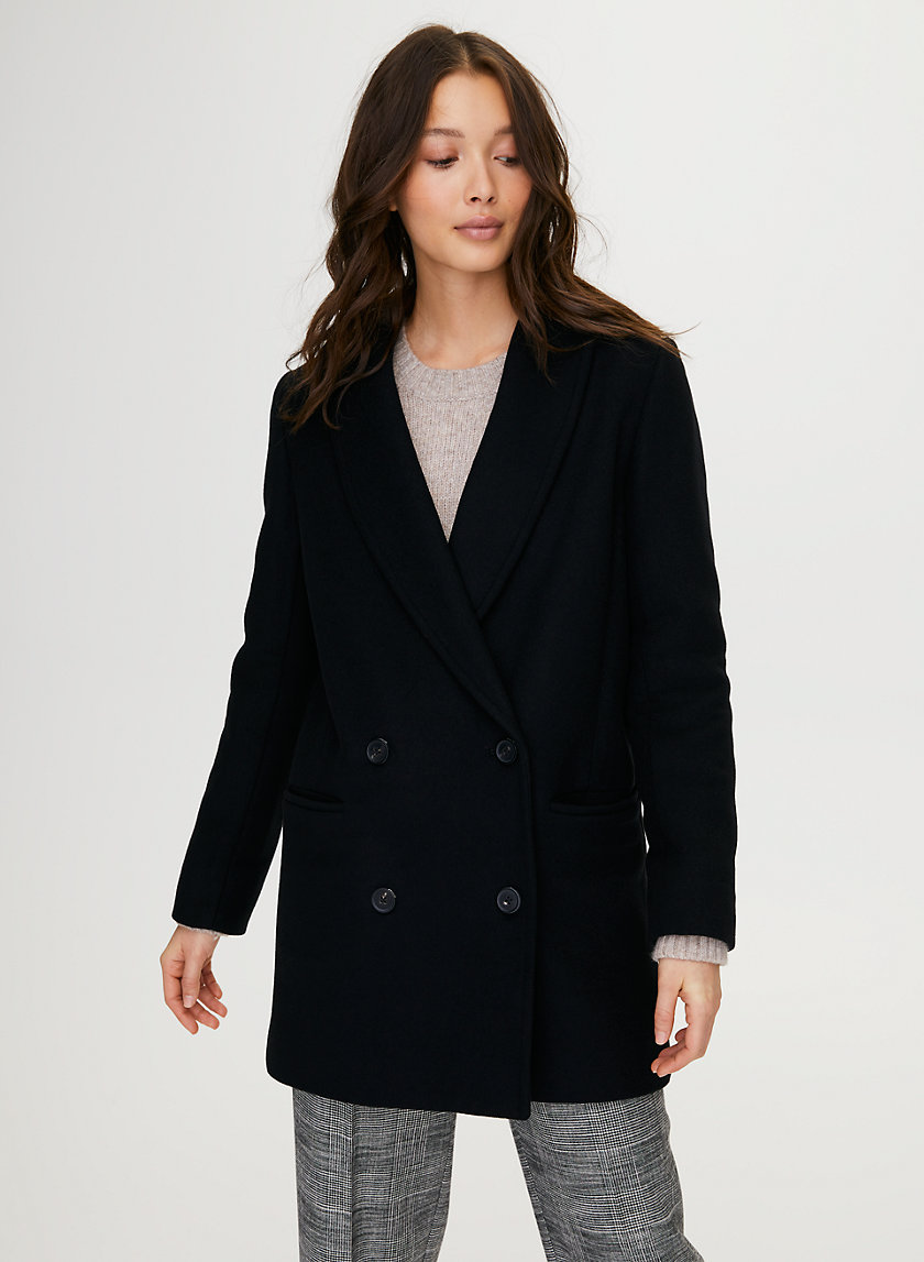 REEVES WOOL COAT - Double-breasted wool coat REEVES WOOL COAT - Double-breasted wool coat