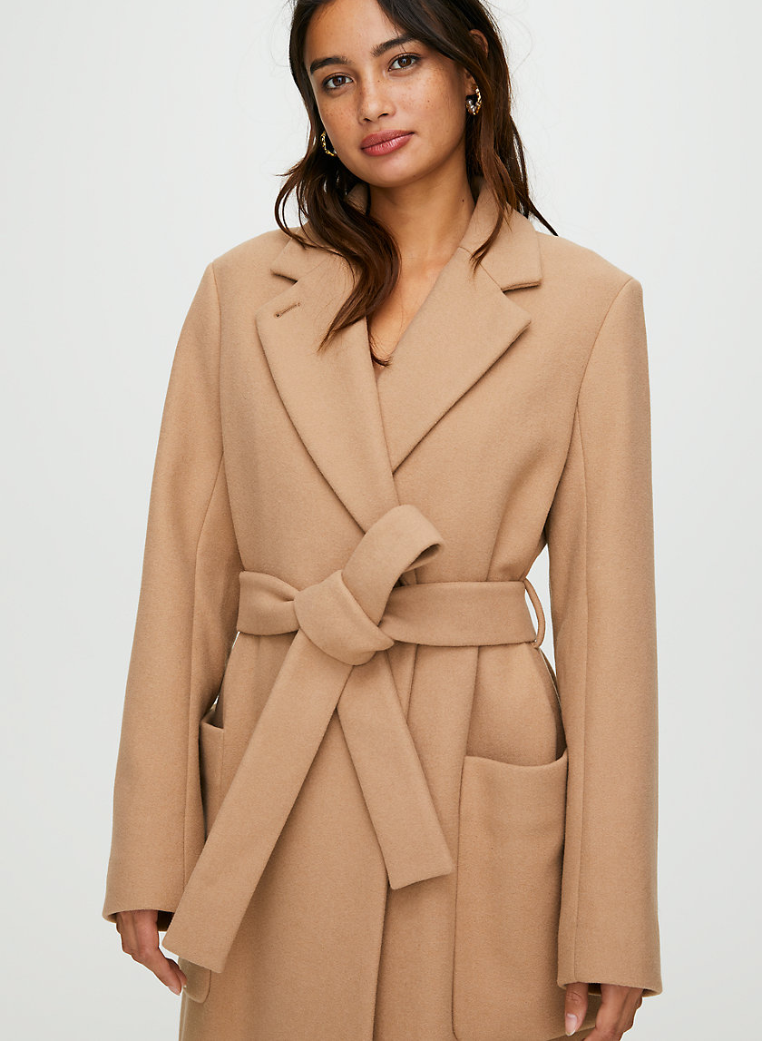 CARLYLE WOOL COAT - Wool wrap overcoat CARLYLE WOOL COAT - Wool wrap overcoat