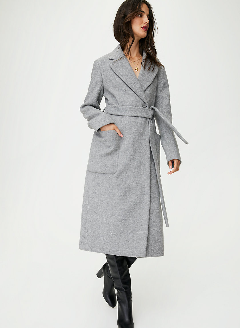 CARLYLE WOOL COAT - Wool wrap overcoat CARLYLE WOOL COAT - Wool wrap overcoat