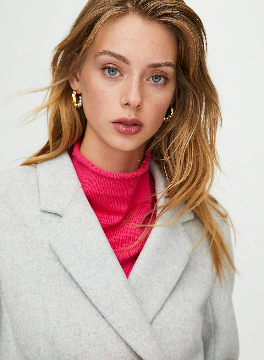 HARRINGTON WOOL COAT - Blazer-style wool coat HARRINGTON WOOL COAT - Blazer-style wool coat