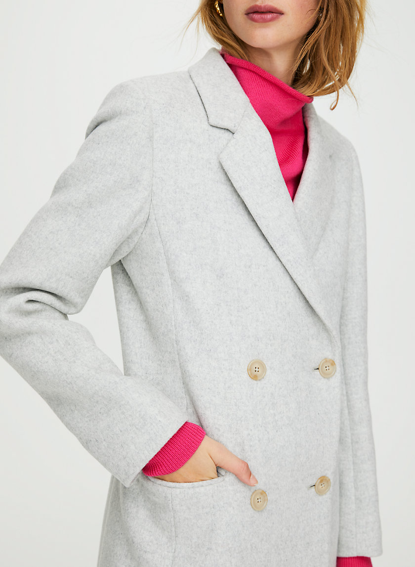 HARRINGTON WOOL COAT - Blazer-style wool coat HARRINGTON WOOL COAT - Blazer-style wool coat