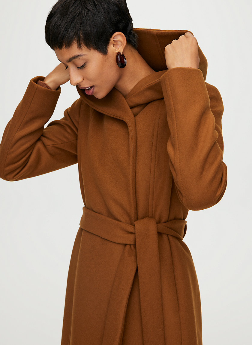 MONTGOMERY WOOL COAT - Hooded wool coat MONTGOMERY WOOL COAT - Hooded wool coat