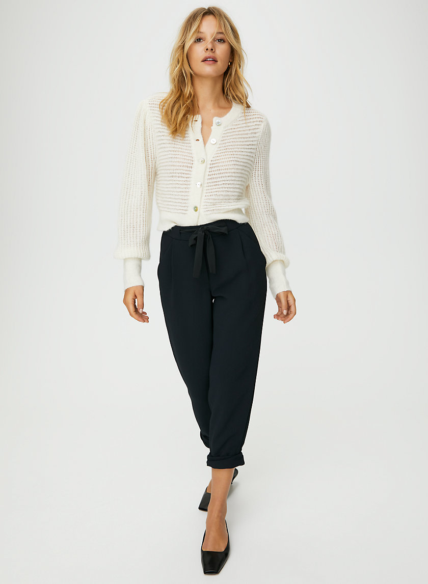 ALLANT PANT - Cropped, tie-waist pant ALLANT PANT - Cropped, tie-waist pant