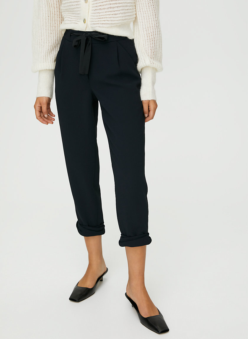 ALLANT PANT - Cropped, tie-waist pant ALLANT PANT - Cropped, tie-waist pant