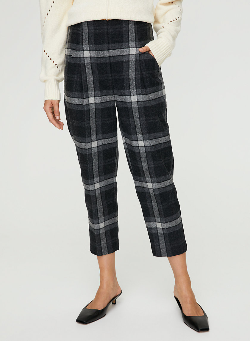 CHAMBÉRY CHECK PANT - Plaid wool trousers CHAMBÉRY CHECK PANT - Plaid wool trousers