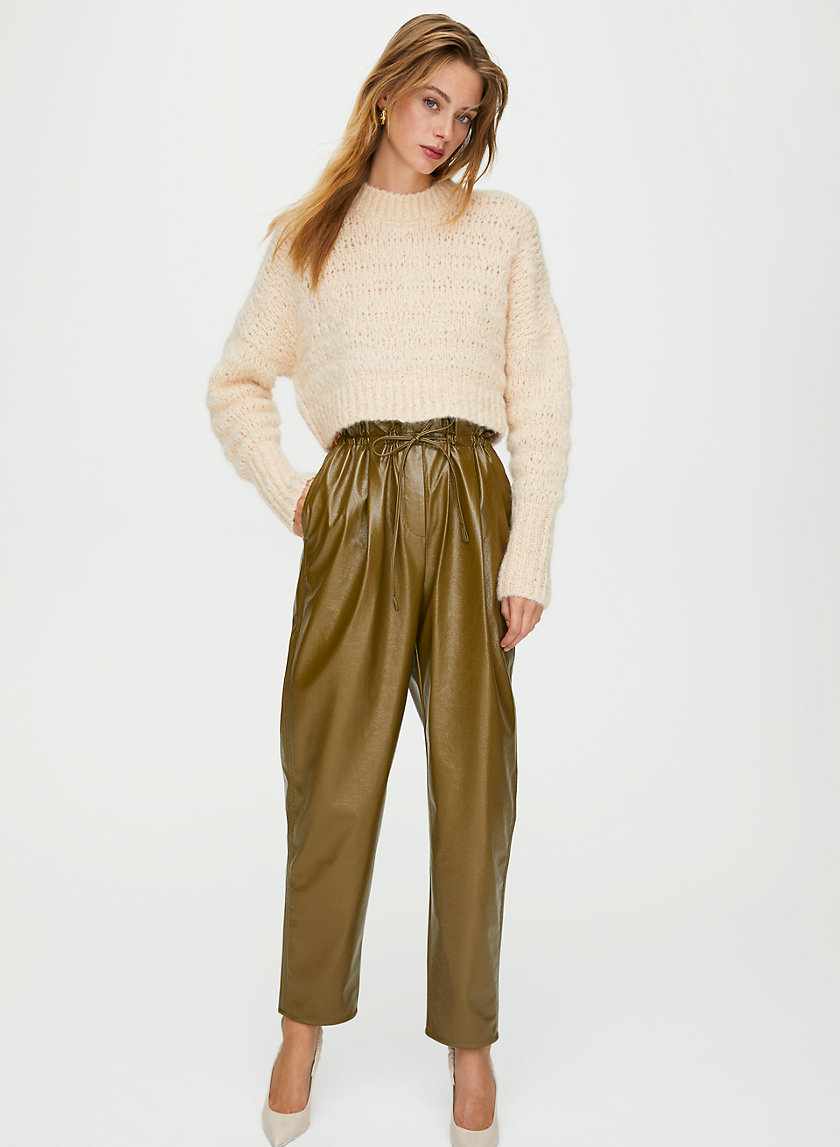 JIVE PANT - Faux leather pants JIVE PANT - Faux leather pants