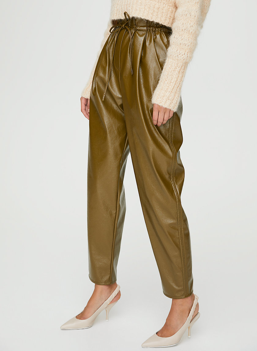 JIVE PANT - Faux leather pants JIVE PANT - Faux leather pants