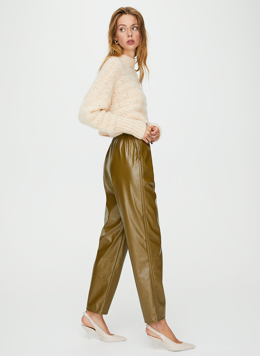 JIVE PANT - Faux leather pants JIVE PANT - Faux leather pants