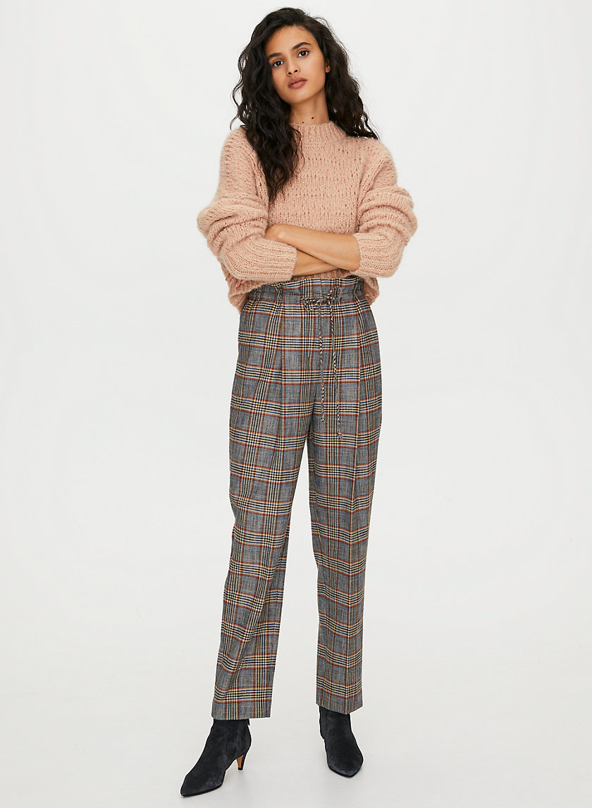 Wilfred ALTO CHECK PANT | Aritzia US