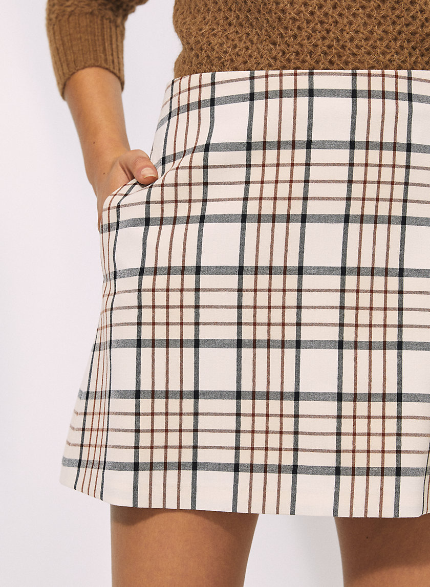 NEW CLASSIC CHECK MINI SKIRT - Plaid A-line mini-skirt NEW CLASSIC CHECK MINI SKIRT - Plaid A-line mini-skirt