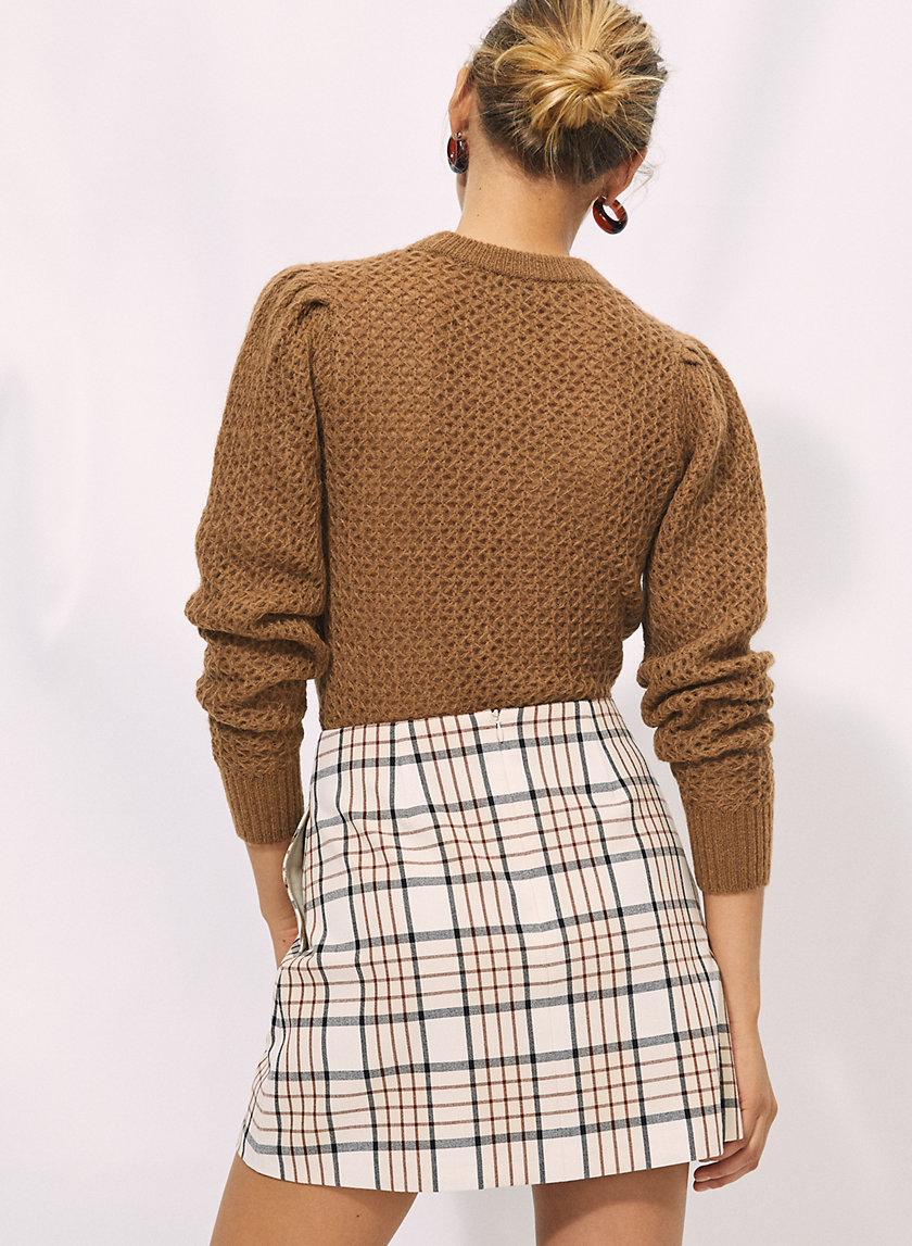NEW CLASSIC CHECK MINI SKIRT - Plaid A-line mini-skirt NEW CLASSIC CHECK MINI SKIRT - Plaid A-line mini-skirt