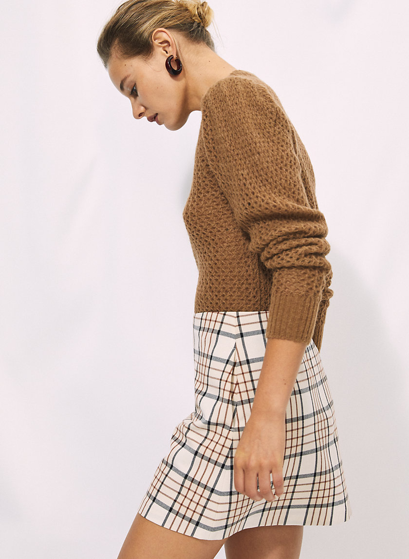 NEW CLASSIC CHECK MINI SKIRT - Plaid A-line mini-skirt NEW CLASSIC CHECK MINI SKIRT - Plaid A-line mini-skirt