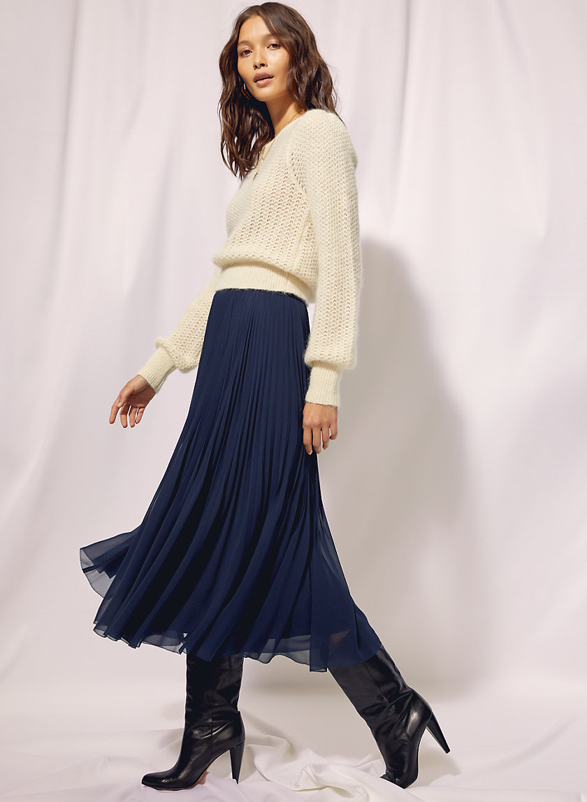 Wilfred TWIRL MIDI SKIRT | Aritzia INTL