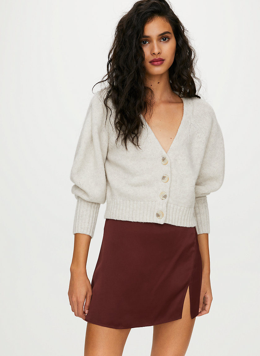 MUSE SKIRT - Satin mini skirt MUSE SKIRT - Satin mini skirt