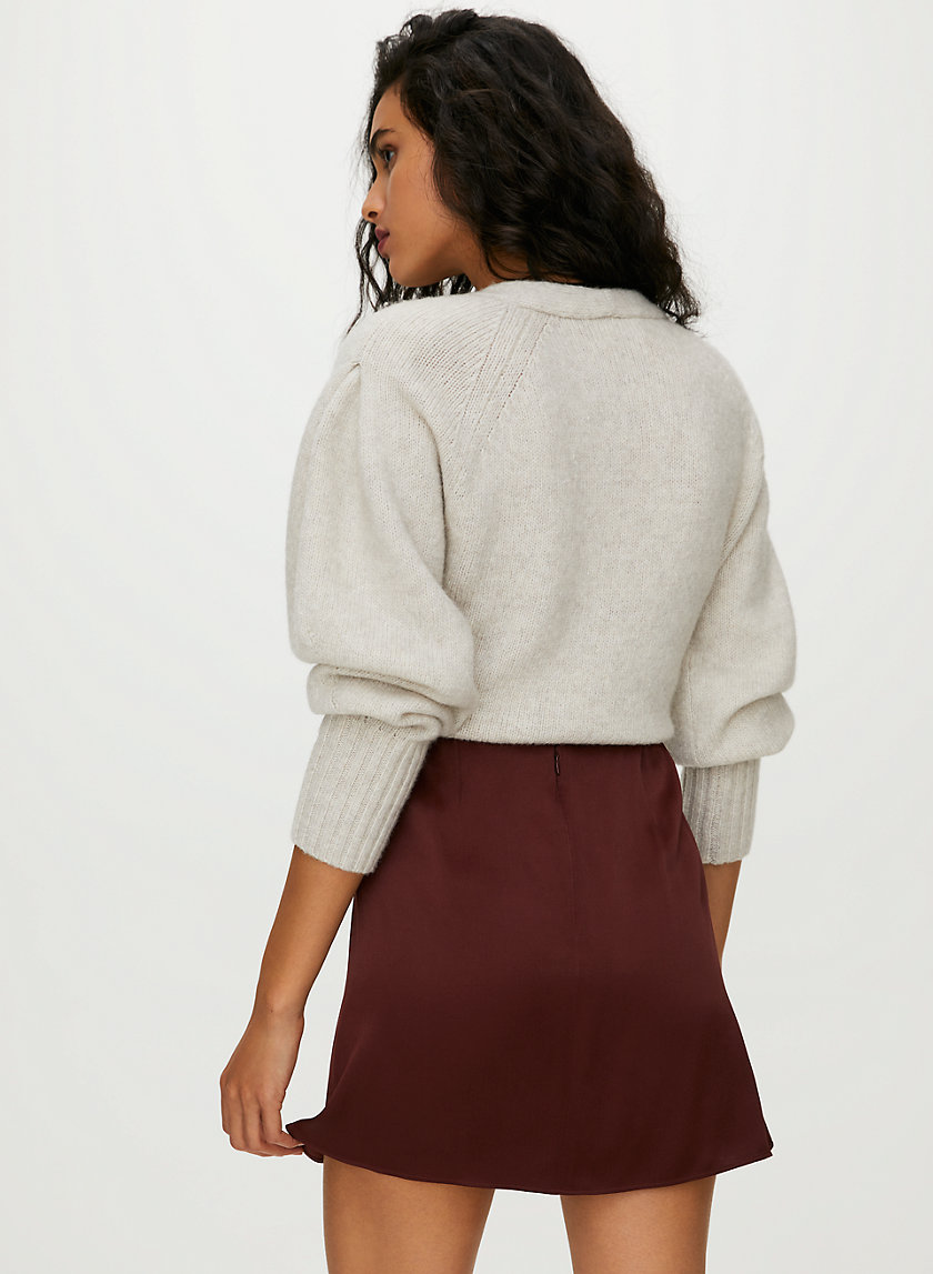 MUSE SKIRT - Satin mini skirt MUSE SKIRT - Satin mini skirt