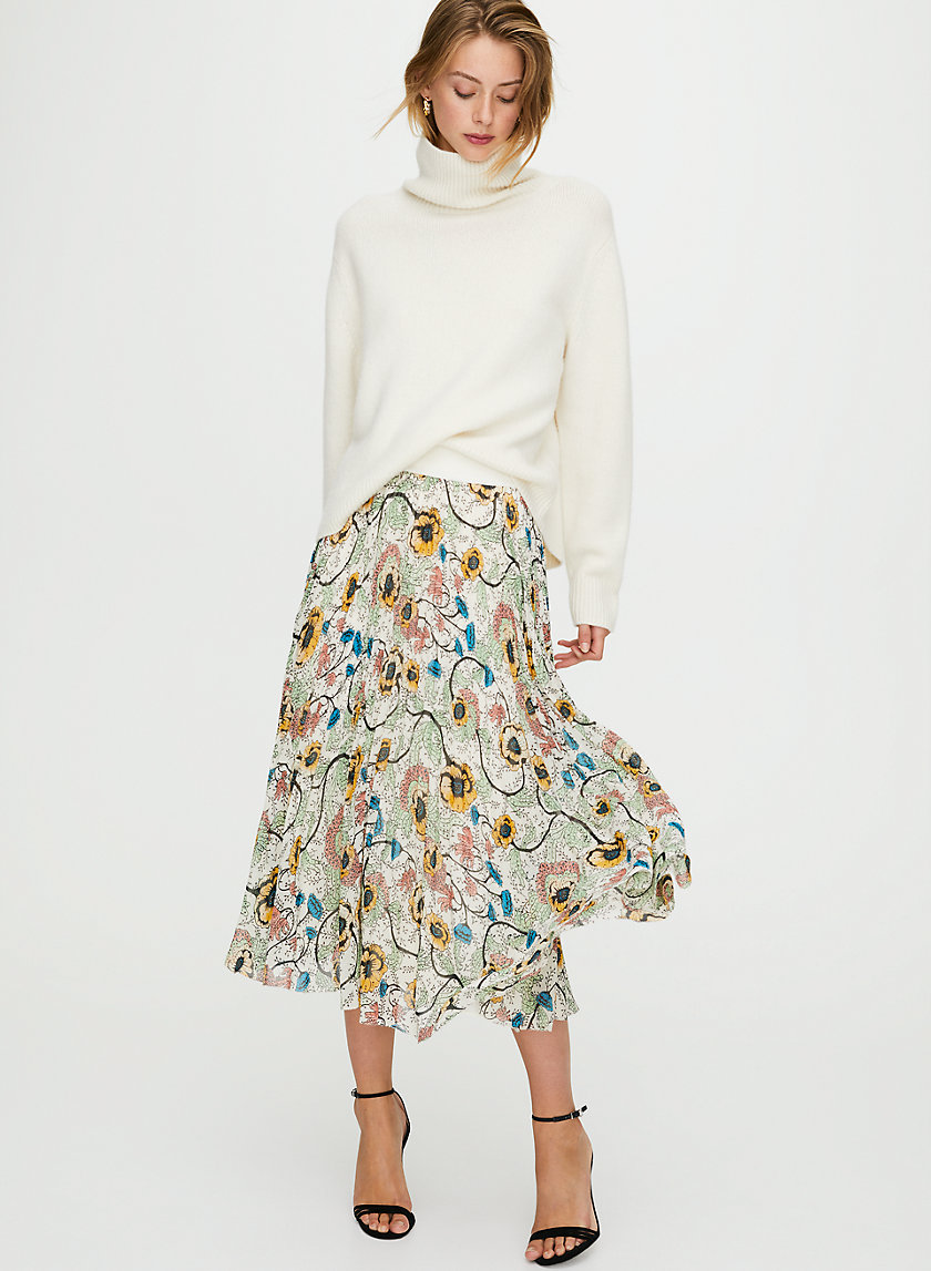 TWIRL SKIRT - Pleated midi skirt TWIRL SKIRT - Pleated midi skirt