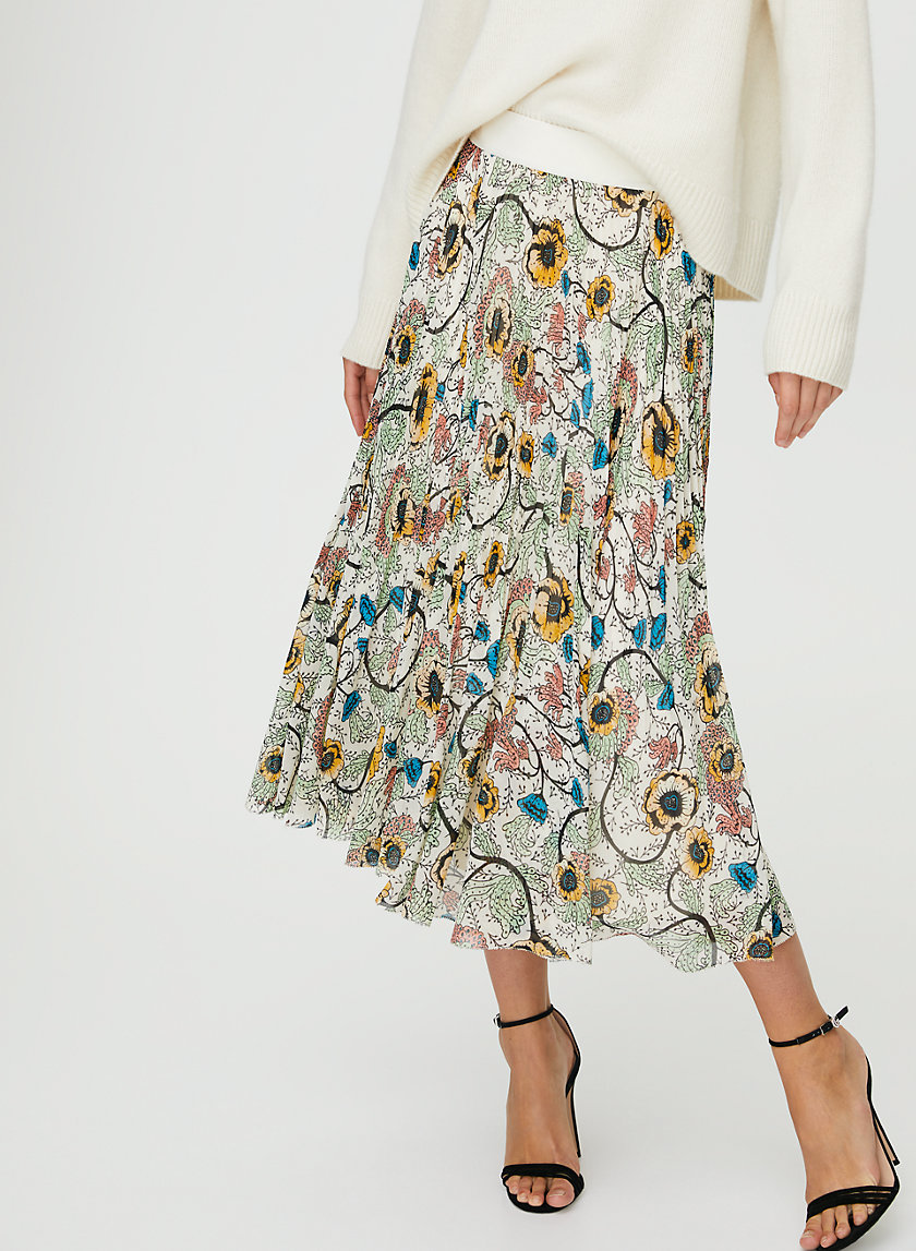 TWIRL SKIRT - Pleated midi skirt TWIRL SKIRT - Pleated midi skirt