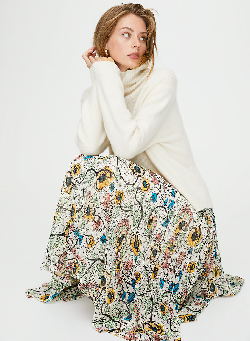TWIRL SKIRT - Pleated midi skirt TWIRL SKIRT - Pleated midi skirt