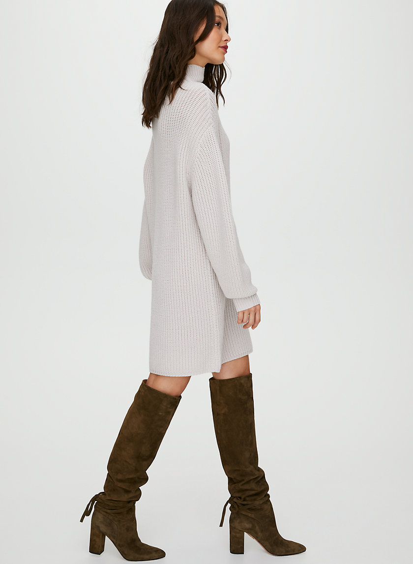 MONTPELLIER DRESS - Oversized, turtleneck sweater dress MONTPELLIER DRESS - Oversized, turtleneck sweater dress