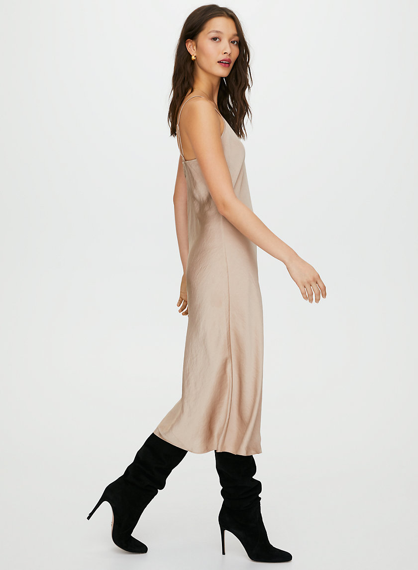 ONLY SLIP DRESS - Slinky midi slip dress ONLY SLIP DRESS - Slinky midi slip dress