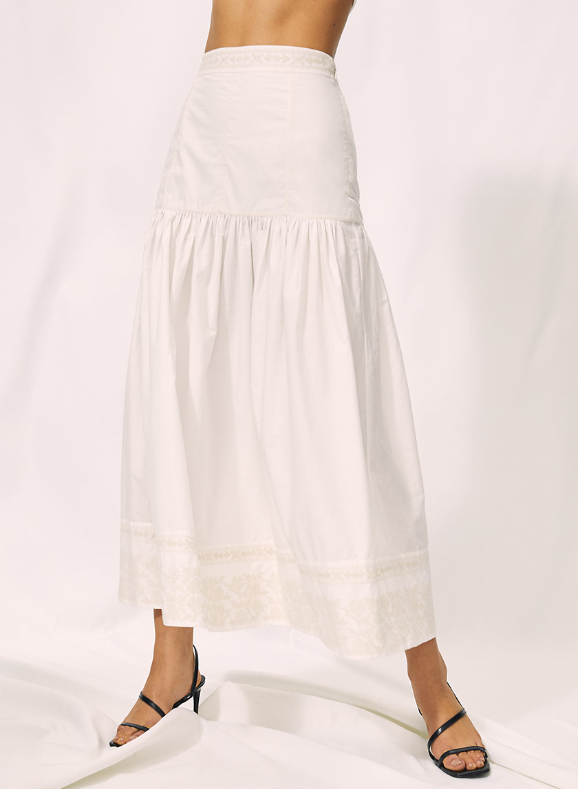 PALO SANTO SKIRT - Embroidered boho skirt PALO SANTO SKIRT - Embroidered boho skirt