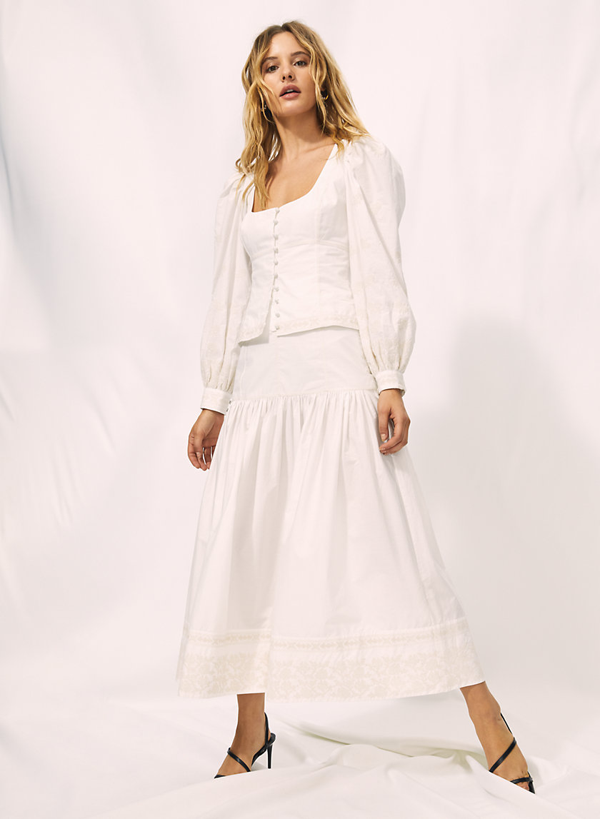 PALO SANTO SKIRT - Embroidered boho skirt PALO SANTO SKIRT - Embroidered boho skirt