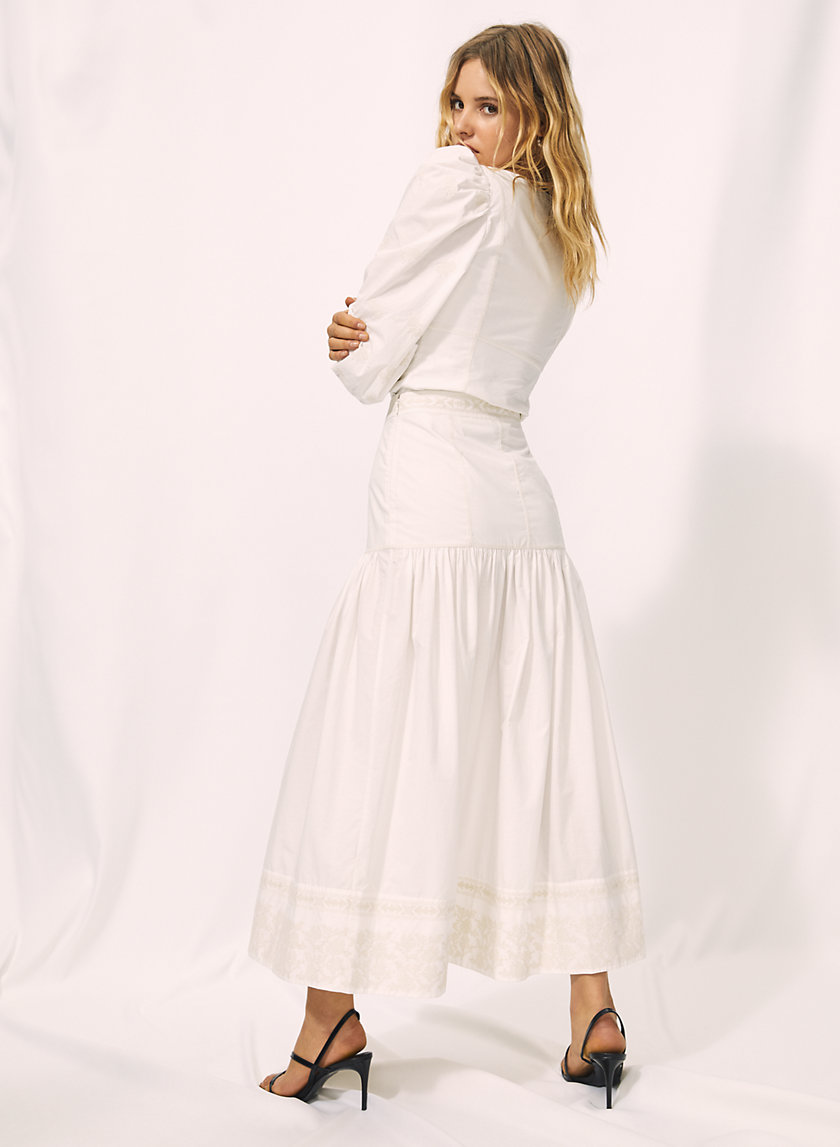 PALO SANTO SKIRT - Embroidered boho skirt PALO SANTO SKIRT - Embroidered boho skirt