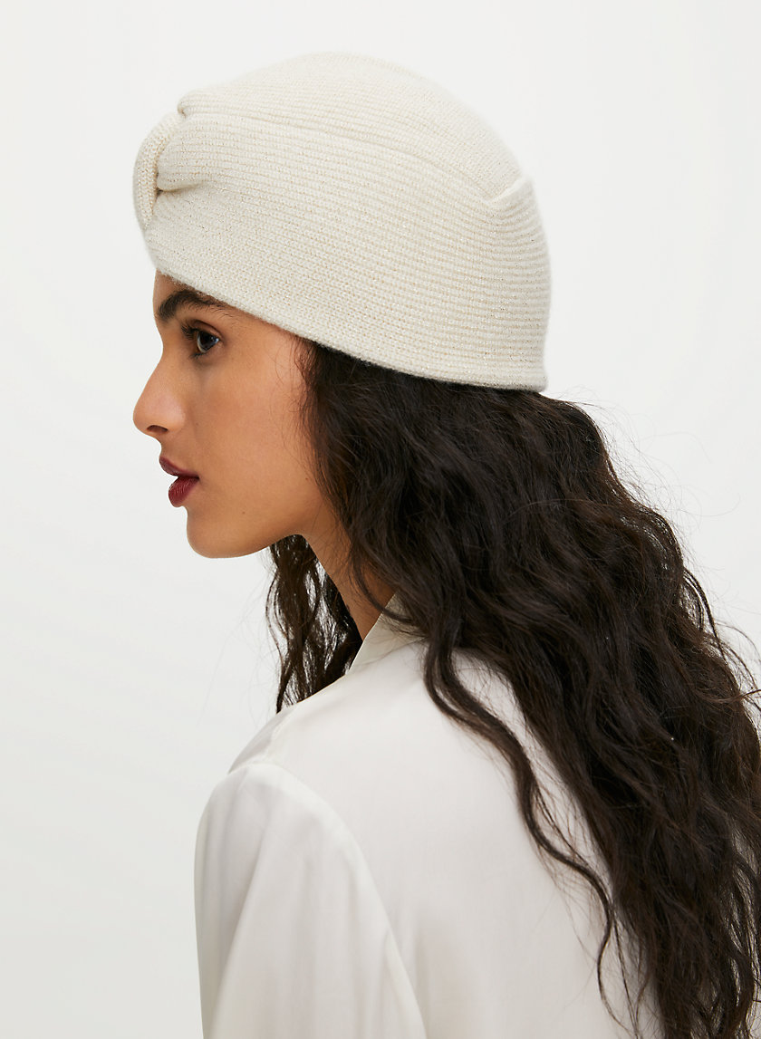 CASHMERE KNOTTED HAT - Knotted turban CASHMERE KNOTTED HAT - Knotted turban