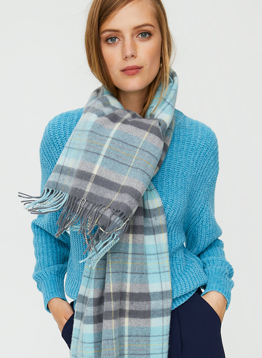 THE CLASSIC WOOL SCARF - Plaid oblong scarf THE CLASSIC WOOL SCARF - Plaid oblong scarf