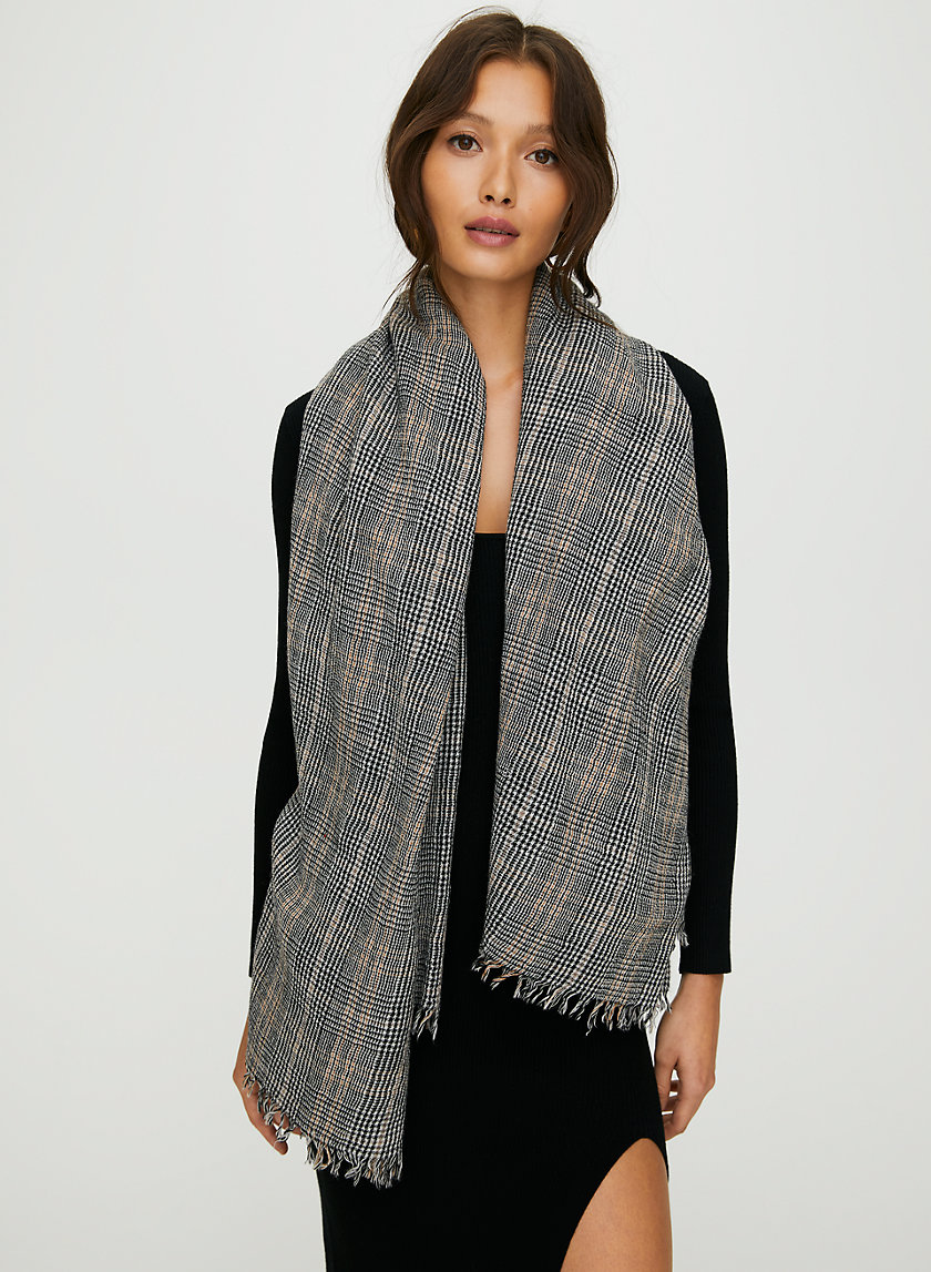 GLEN BLANKET SCARF - Reversible wool blanket scarf GLEN BLANKET SCARF - Reversible wool blanket scarf