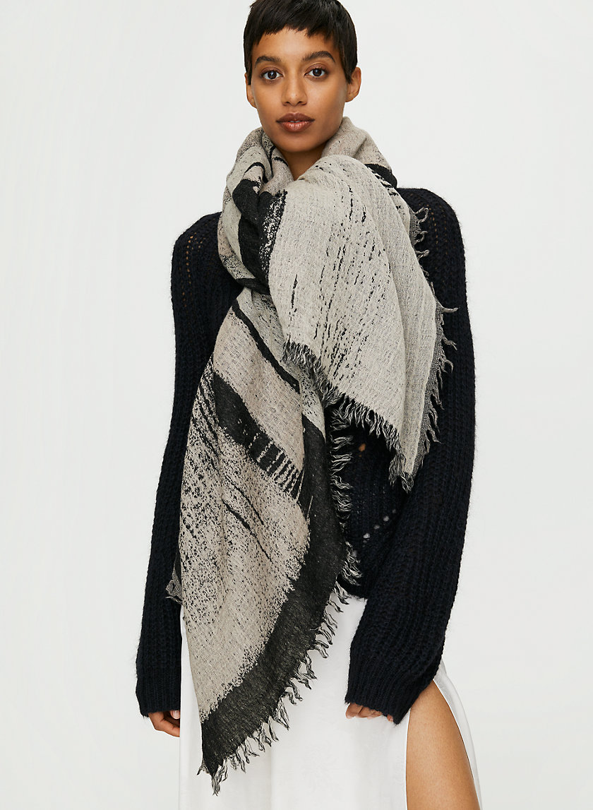 ROTHKO BLANKET SCARF - Reversible wool blanket scarf ROTHKO BLANKET SCARF - Reversible wool blanket scarf