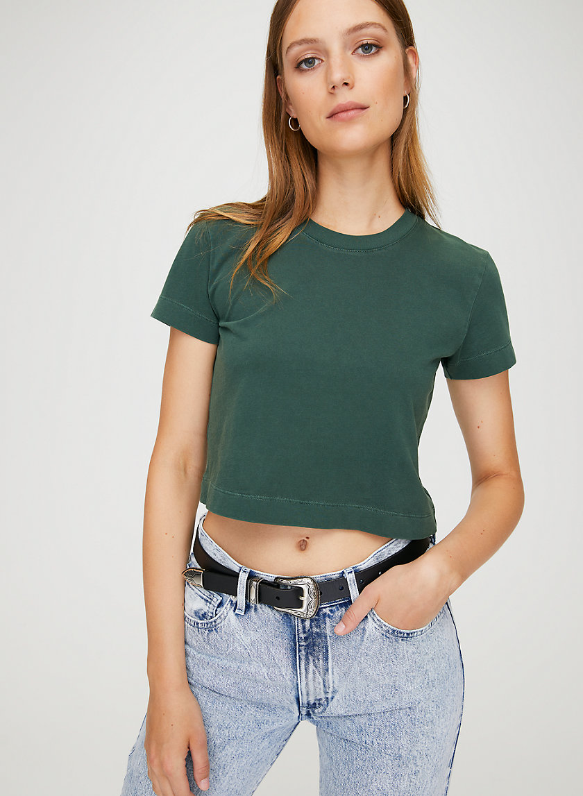 WEEKEND T-SHIRT - Cropped cotton t-shirt WEEKEND T-SHIRT - Cropped cotton t-shirt