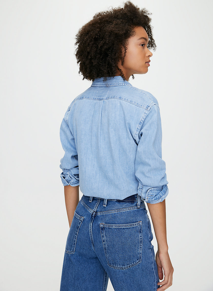 EMME OVERSHIRT - Button-up denim shirt EMME OVERSHIRT - Button-up denim shirt