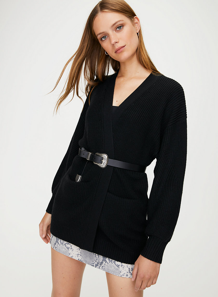 ROURKE SWEATER - Oversized, open-front cardigan ROURKE SWEATER - Oversized, open-front cardigan