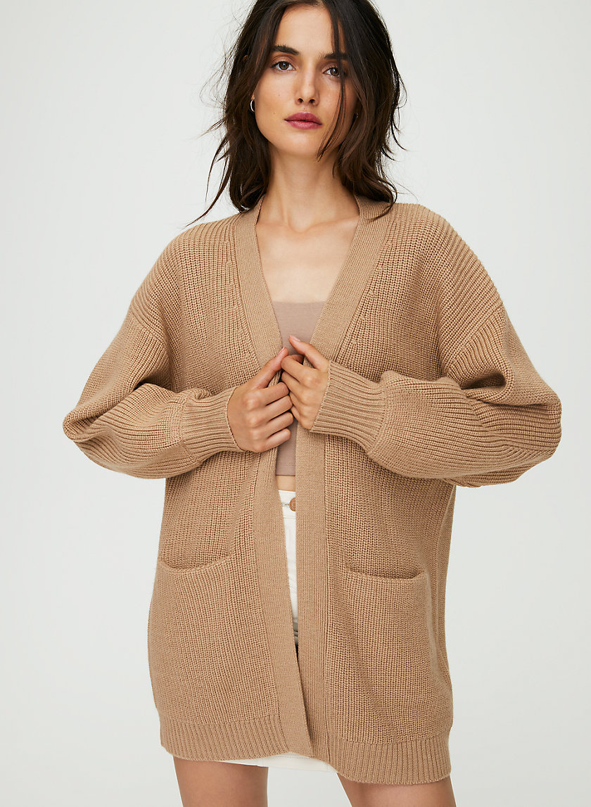 ROURKE SWEATER - Oversized, open-front cardigan ROURKE SWEATER - Oversized, open-front cardigan
