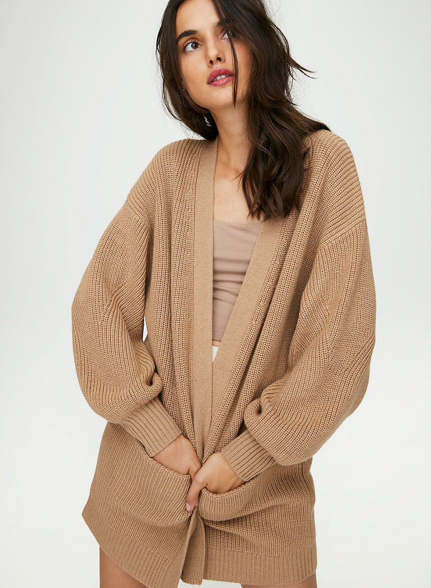 ROURKE SWEATER - Oversized, open-front cardigan ROURKE SWEATER - Oversized, open-front cardigan
